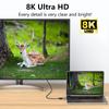 Адаптер DisplayPort на DisplayPort 8K60Hz Позолоченный Конвертер-удлинитель DP на DisplayPort Поддержка Displayport 1.4 для Ноутбука