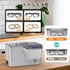 LifeBasis Ultrasonic 600ml Powerful Improved Desktop Ultrasonic Glasses for Cleaning Everyday Precision Precious Watch and Jewelry CDS-100 Cleaner,