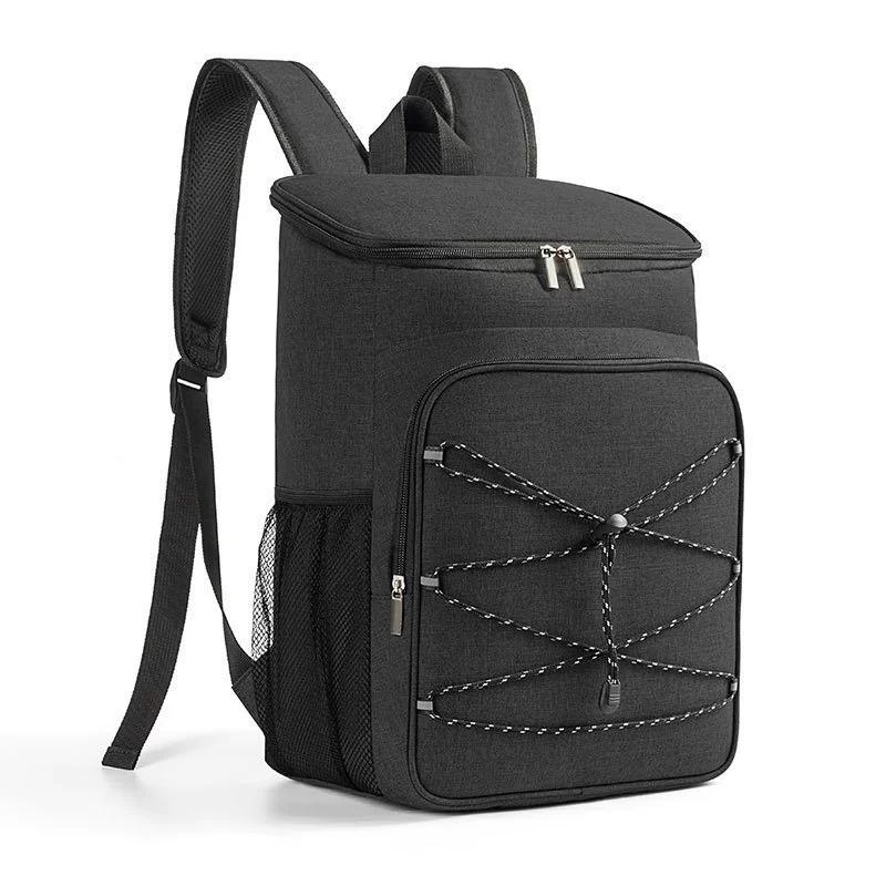 Insulated Backpack - Oxford Cloth Insulated Bag Large Capacity Outdoor Picnic Insulated Backpack Travel Beer Cooler Bag