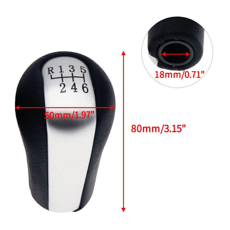 Ручка переключения передач 5/6 скоростей, ручная коробка передач для Toyota Corolla 1998-2003 AYGO Verso RAV4 YARIS VITZ, матово-серебристая