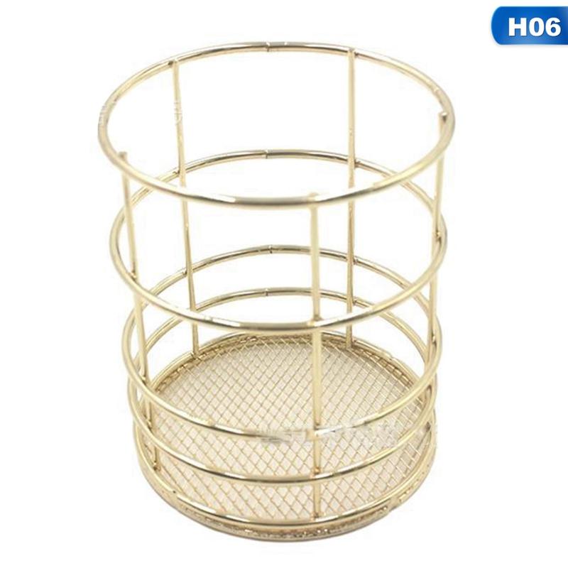 Корзина для хранения железа в стиле Nordic Simplicity, металлическая, комбинированная, держатель