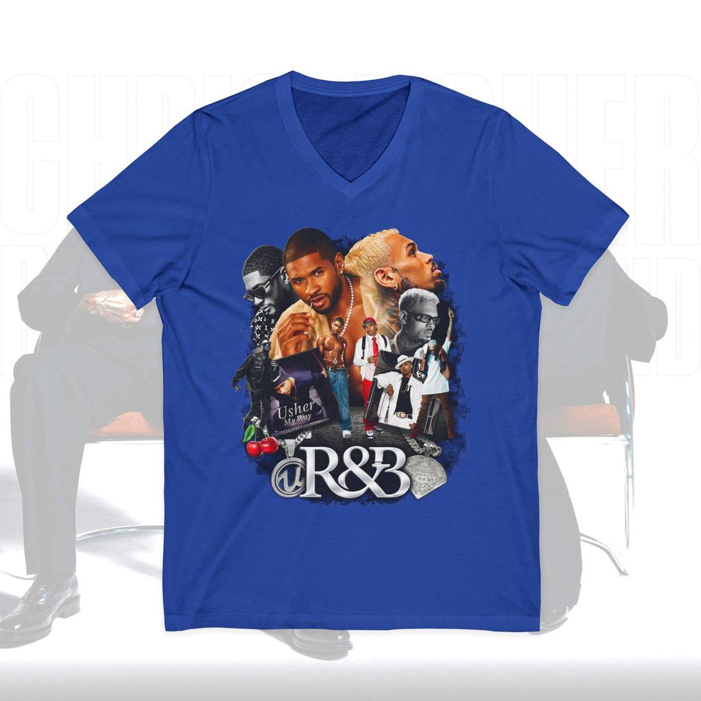 2026 New Raymond Brown Tour Chris Brown Usher RnB Graphic Unisex Women T Shirt Unisex Cotton Short Sleeve Y2k Oversized Tees Tops