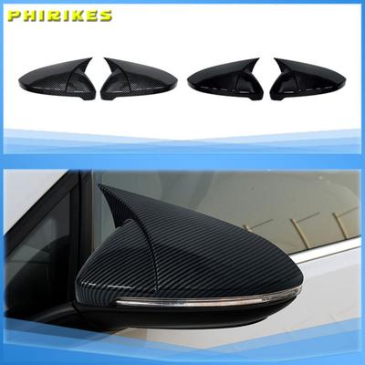 Для VW Golf MK6 MK7 7,5 GTI R GTD Base 2009-2 шт. боковые крышки зеркала заднего вида, колпачки для инструментов, чехол для зеркал, глянцевый черный тюнинг, новинка