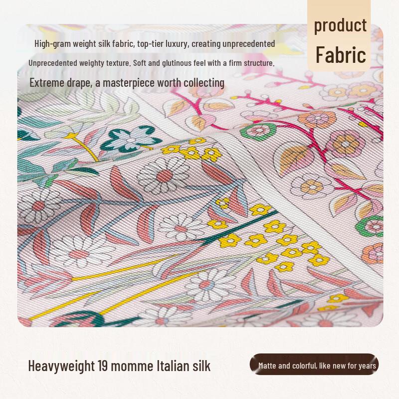 Shanghai Story Mulberry Silk Large Square Scarf