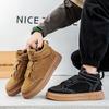 Модная осень-зима дешевая обувь для мужчин модная обувь цвета хаки с высоким берцем мужская удобная обувь на платформе повседневная мужская обувь Zapatos Hombre
