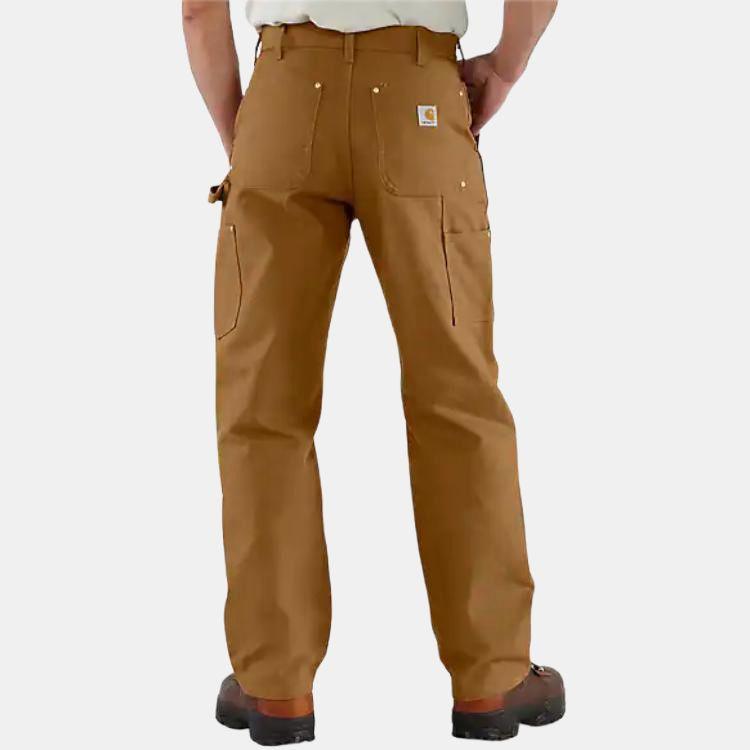 carhartt 106679 B01 Улучшенные прочные утиные рабочие брюки с двойной передней частью, брюки-карго, свободный крой, мужские 106679-