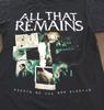 All That Remains Tour Victim of the New Disease Black T Shirt All Size