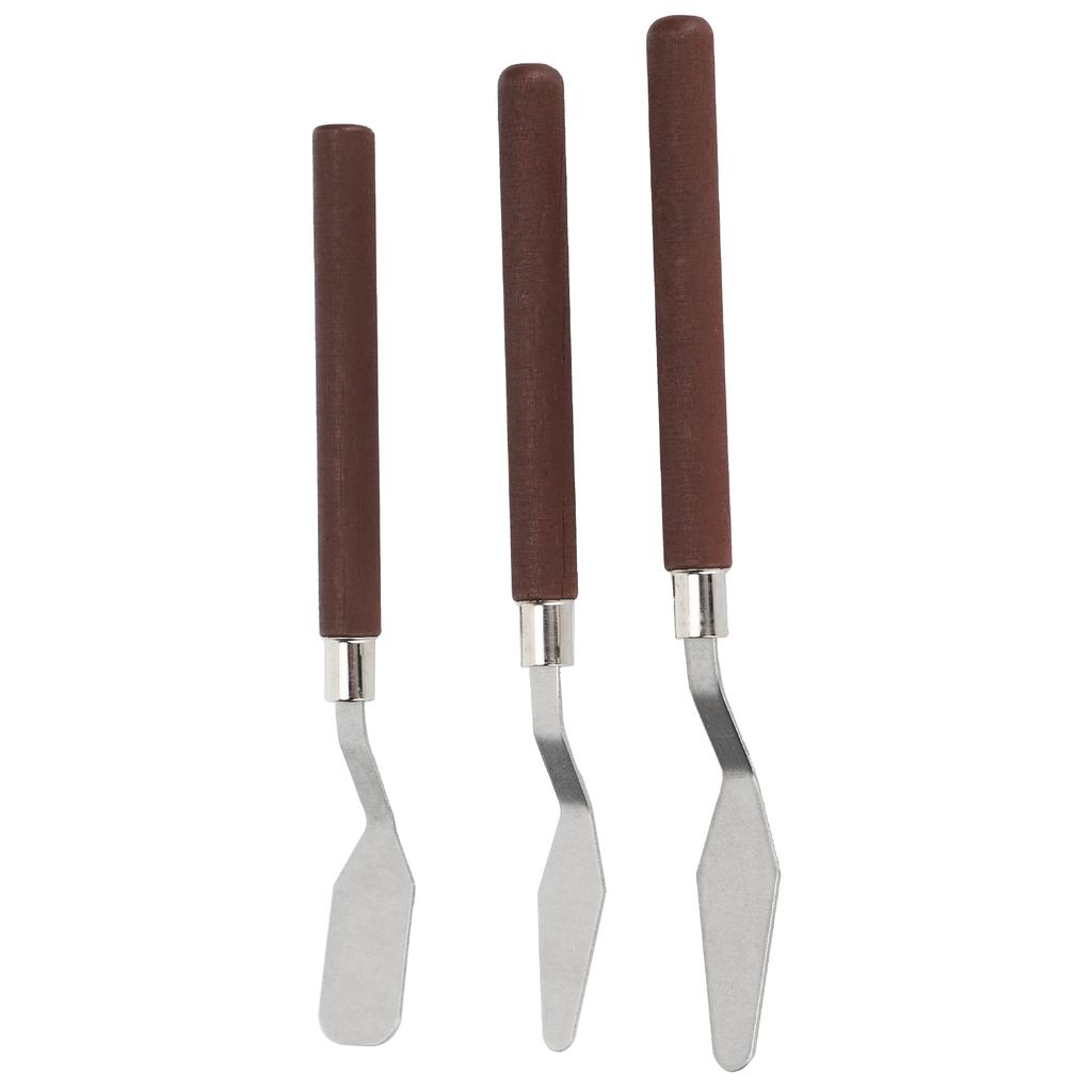 3 шт. Мастихин из нержавеющей стали, шпатель, инструмент для рисования маслом, глиняная скульптура