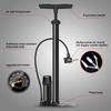 Велосипедный насос MTB 120PSI, ручной воздушный насос для велосипеда, напольный воздушный насос высокого давления, ручной насос для накачивания шин велосипеда
