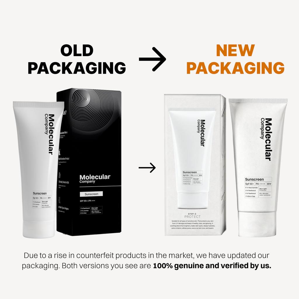 Molecular Company | SPF 50+ Pa++++ | 5% Ниацинамид | 3% Пантенол ( В 2 раза более увлажняющий, чем гиалуроновая кислота ) | 3% Лакрица 1% Березовый сок l Увлажн