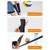 2PCS Volleyball Arm Cormpression Sleeves Passing Hitting Forearm Sleeves with Protection Pads and Thumb Hole Padded Wrist Guard
