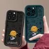 Чехол для телефона для iPhone 16 Pro Max 16e 15 14 13 12 11 XR XS 8 7 с рисунком астронавта, противоударный, мягкий силиконовый чехол из ТПУ, Fundas