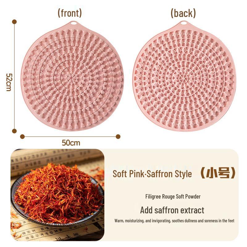Травяной коврик для акупрессуры: Толстый, мягкий резиновый массажный коврик для терапии стоп