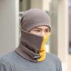 Унисекс Комплект из двух предметов Зимний шарф-труба Утолщенный шарф Модный пэчворк Стиль Характерная студенческая шапка Обычный 100%