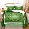Comforter Christmas 200X200 Green King 3D Bedding Sets 3Pcs 2Pcs Single Double Bed Twin Full Size Thin Fabric