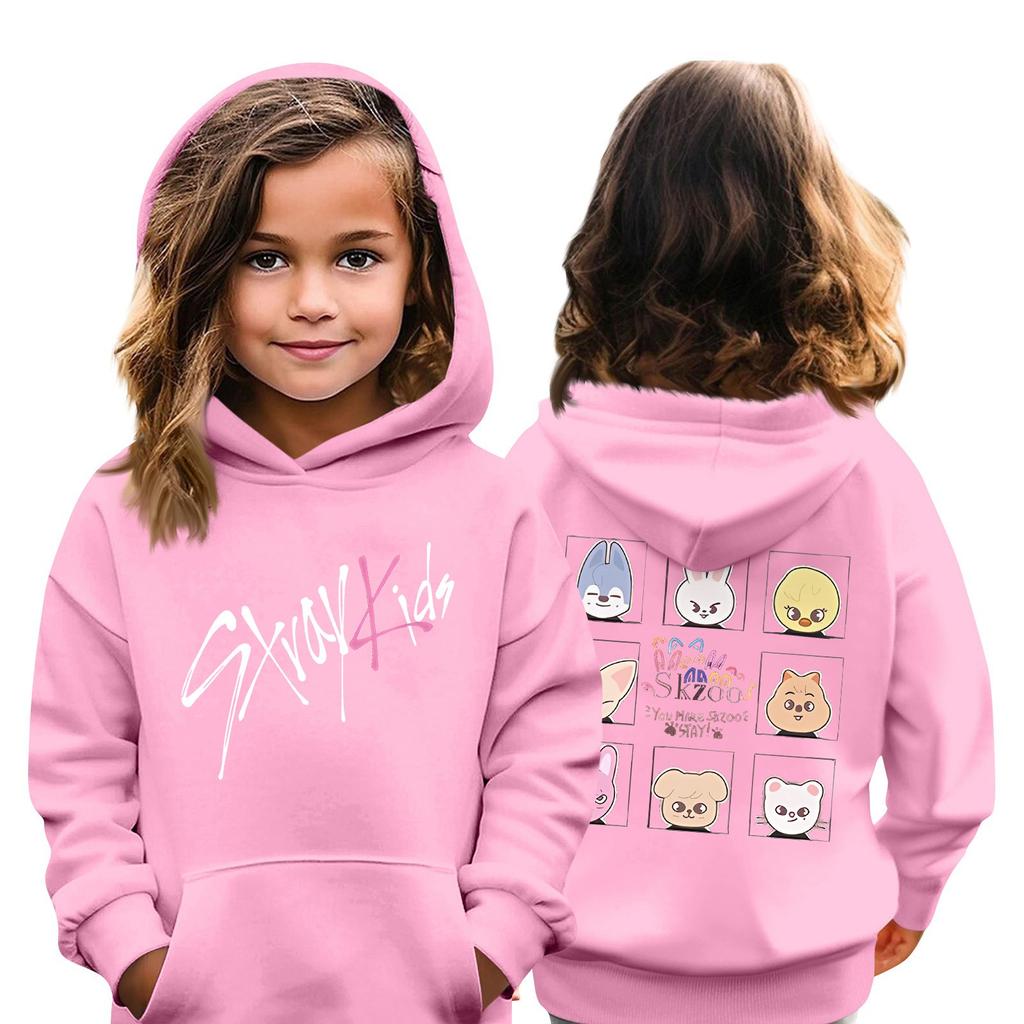 Kids Fashion Casual Top Stray Kids Korean Combo Printed Pullover Sweatshirt