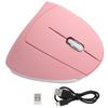 Vertical Mouse USB Wireless Office Gaming Rechargeable Computer Accessories H1 2.4GPink