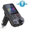 Bluetooth FM-передатчик, 1,8-дюймовый дисплей QC3.0 Адаптер для быстрого зарядного устройства Беспроводной Bluetooth-приемник Комплект громкой связи