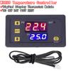 W3230 DC 12V 24V 110V 220V AC цифровой регулятор температуры светодиодный дисплей термостат с переключателем нагрева и охлаждения NTC датчик