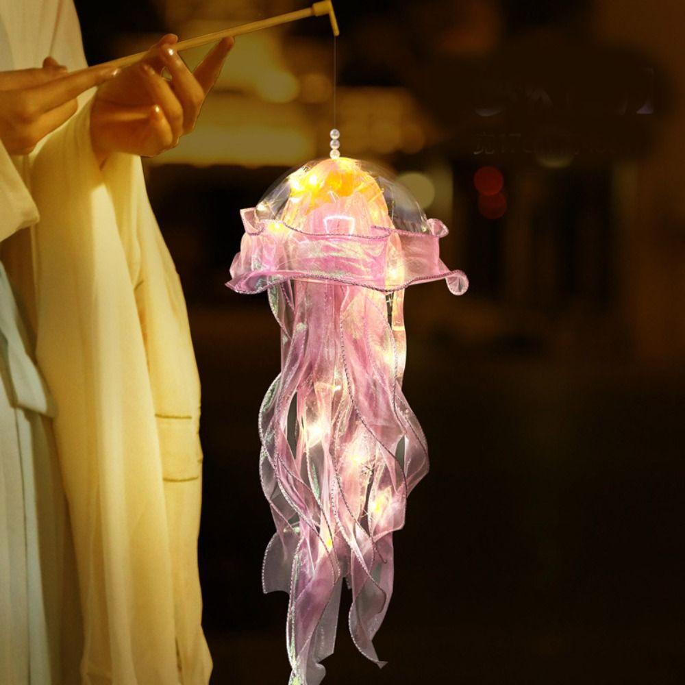 Funny Colorful Jellyfish Lantern Luminous Ocean Animals Ancient Jellyfish Lamp Wedding