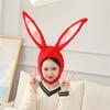 Women Girls Plush Head Warmer Photography Props Holiday Party Favors Hat Rabbit Hat Bunny Ears Hat