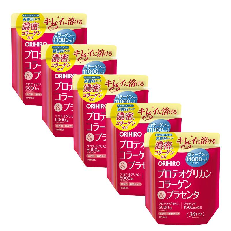 Orihiro Proteoglycan Collagen and Placenta протегликан, коллаген и плацента, 180 гр на 30 дней