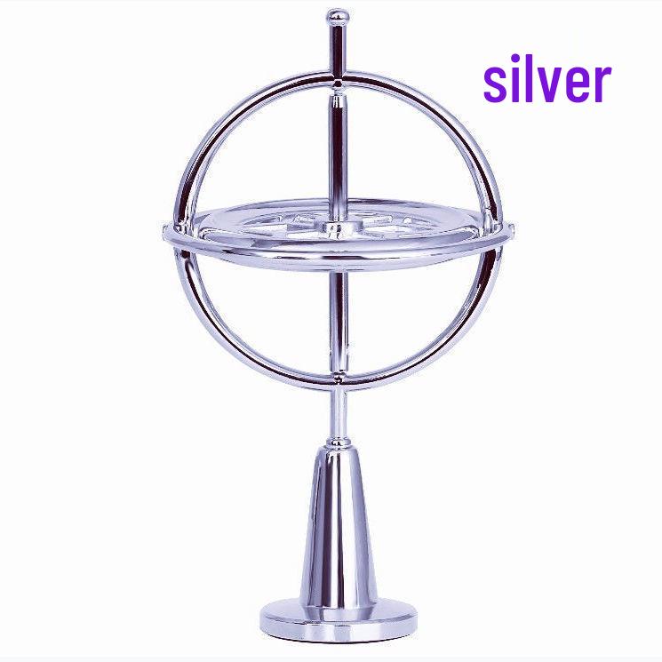 Colorful Metal Gyroscope Rotating Ornament Decompression Toy