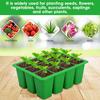 12 сеток, стартовый лоток для семян с дренажными отверстиями, силиконовые биоразлагаемые детские горшки для семян овощей, трав, цветов