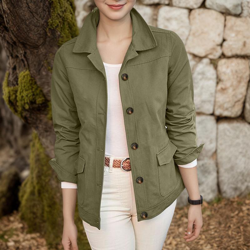 ZANZEA Женская повседневная осенняя блузка с отложным воротником и длинным рукавом