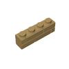 50 шт. 15533 Кирпич Модифицированный 1x4 Масонский Профиль Коллекции Оптом Модульные GBC Игрушки Для Технических MOC Подарок Строительные Блоки