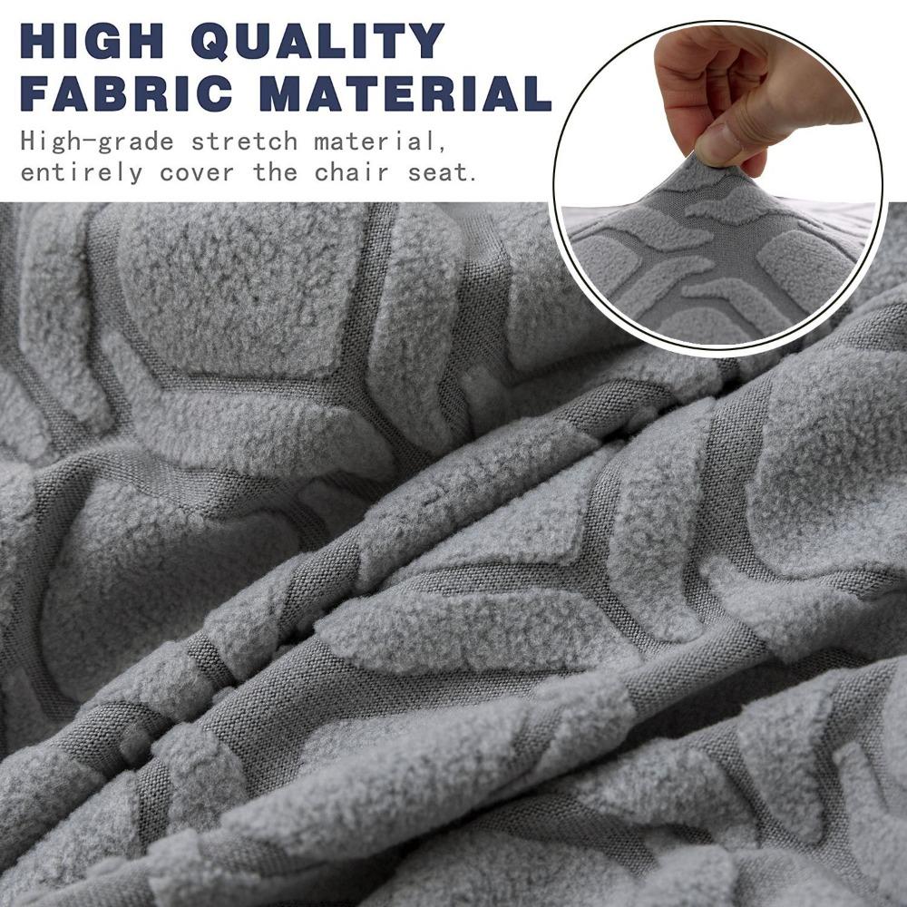 Jacquard Eames Shell Chair Cover Universal Fit for Dining Table Chairs All Seasons Home Use