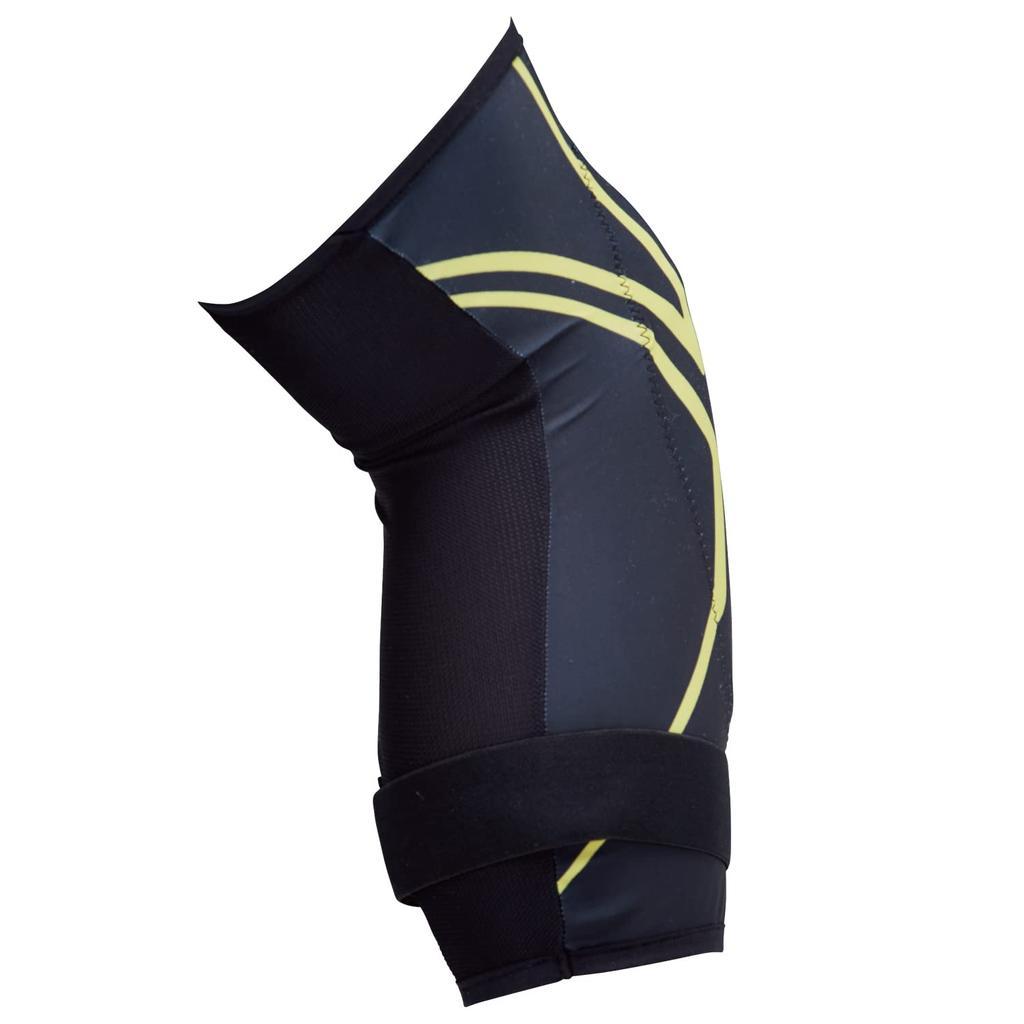 RS Taichi Stealth CE Knee Medium (Level 2) Guards, Pair, Black/Yellow, [TRV080]
