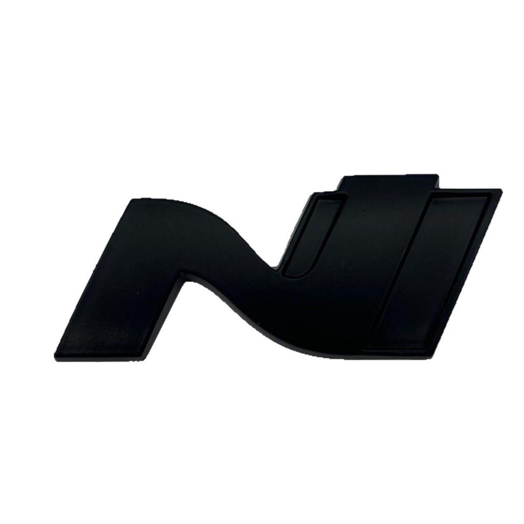 The large "N" logo fits perfectly as the body and rear emblem for the Hyundai Elantra.