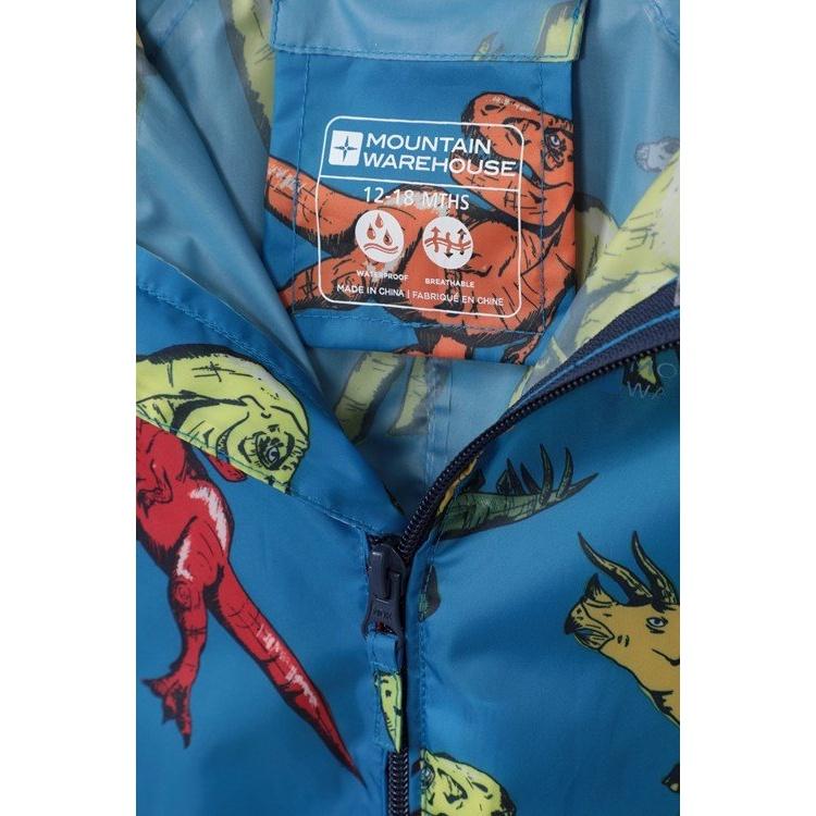 Mountain Warehouse Childrens/Kids Puddle Dinosaur Rain Suit