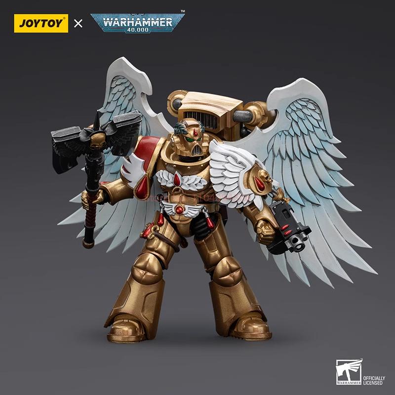 [В наличии]Joytoy Warhammer 40k 1/18 Фигурка Железные Руки Капитан в Терминаторской Броне Коллекция Аниме Модель Игрушка Подарки
