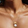 Rhinestone Pearl Crab Shape Necklace Mini Star Collarbone Chain Personalized Heart Necklace  Gift