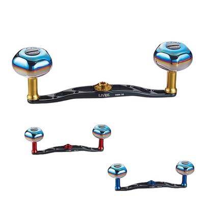 LIVRE 10607 Crank 130 Daiwa/ABU (Right) Gunmetal/Red