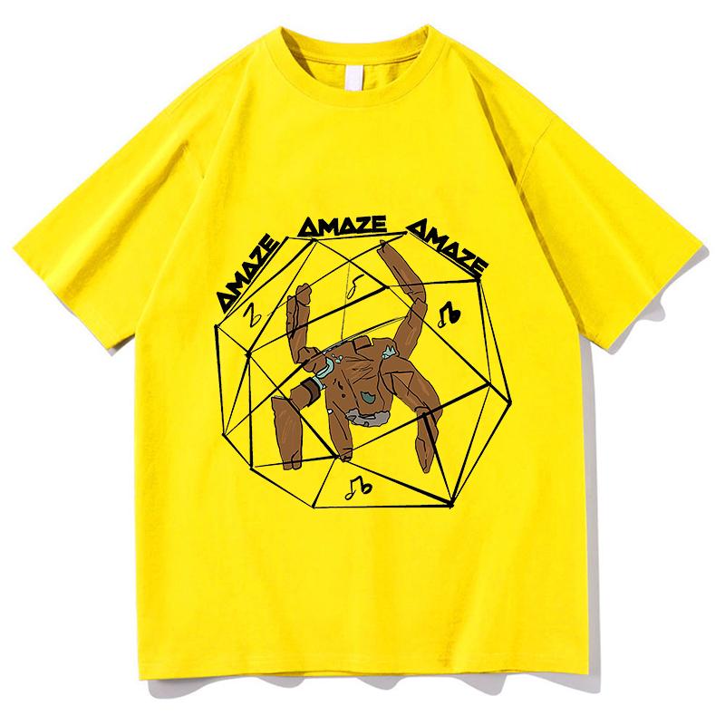Funny Amaze Amaze Amaze Meme TShirts Gift for Birthday Summer Cotton Short Sleeve Soft Male Tshirts Graphic Print Merch Clothes