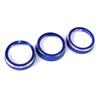 Nexus Japan Swift Sports Hybrid Auto Air Conditioner Dedicated Air Conditioner Dial Ring Cover, Blue Plating, 3P Garnish Bezel