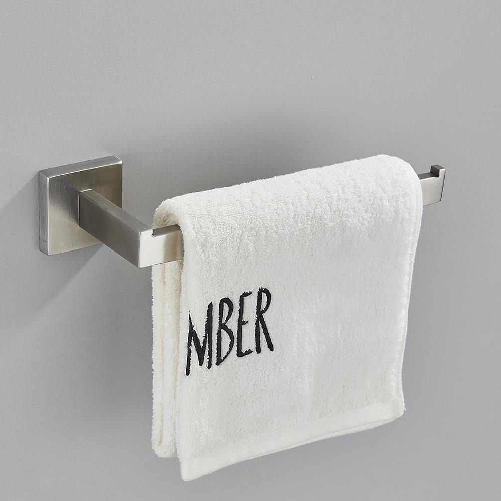 Stainless Steel Bathroom Accessories Set Brushed Nickel Towel Bar Robe Hook Toilet Paper Holder Towel Ring Bathroom Accessory