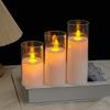 Acrylic LED Candle Atmosphere Light with Remote - Ideal for Romantic Birthday and Party Decorations.