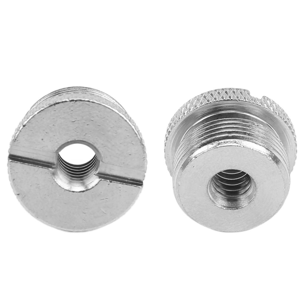 1/4 Female to 5/8 Male Screw Adapter Anodizing Trtment Durbale Mic Thrd Adapter