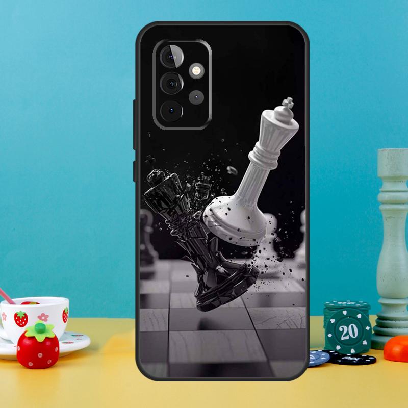 Чехол-доска для шахмат для Samsung Galaxy A35 A26 A16 A05 A55 A15 A32 A12 A22 A52 A54 A34 A14 A56 A36 A13 A53