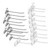 10Pcs Reusable Net Panel Hooks Universal Storage Hook Display Panel Shelf Hook  Door Key