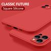 New Soft Liquid Silicone Phone Case with Camera Protective Shockproof For iPhone 14 Pro 15 12 Pro MAX 11 Pro SE 2 2020 XR XS 7 8 Plus 6s