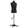 VidaXL Adjustable Tailor's Mannequin for Men Black Size 37-45