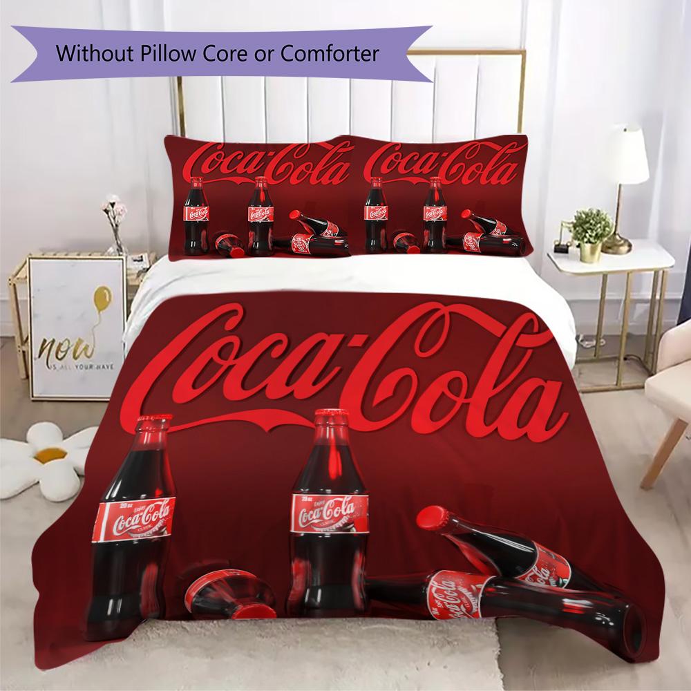 Christmas gift Halloween themed cola beverage Coca Cola provides comfortable bedding covers and pillowcases for home use (without core) K16