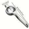Stainless Steel Manual Citrus Fruit Press , Compact Handheld Citrus Juicer for Oranges, Lemons, Limes , Durable Kitchen Tool for Fresh Juice,