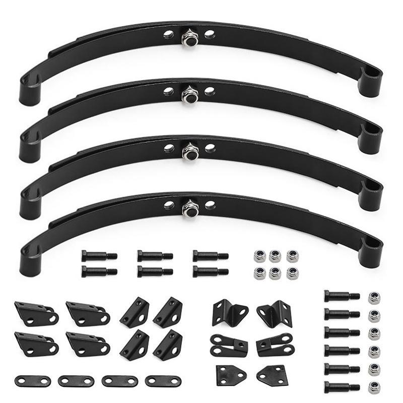 Front Rear Suspension Steel Leaf Spring Lifting Lug Set for 1/14 Tamiya RC Tractor Trailer Truck Model Car Upgrade Parts