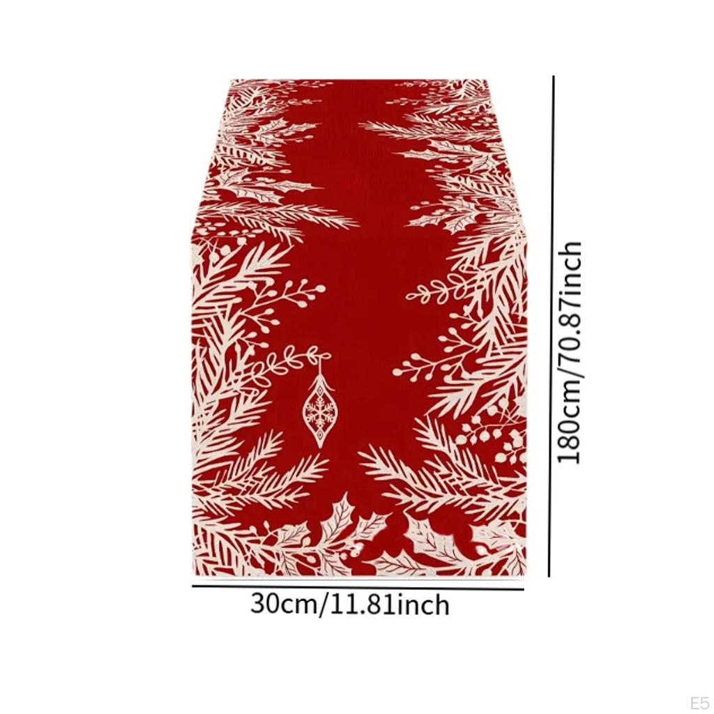 Рождественская дорожка для стола, подставка для столовых приборов, украшение для вечеринки, прямоугольная скатерть, чехол для ужина, кофе
